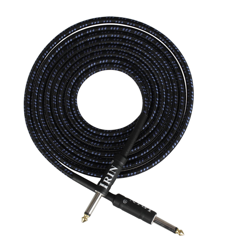Electric Guitar Bass Cable Musical Instrument Audio Cable 1/4 Inch to 1