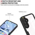 thumbnail image 2 of for Samsung Galaxy S26 Case with Built-in Screen Protector, Clear Shockproof Slim Full Body Protection Soft TPU Bumper Dual Layer Rugged Cover for Samsung Galaxy S26, Black, 2 of 5