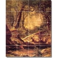 thumbnail image 1 of Ceramic Tile Mural-Albert Bierstadt Landscapes Painting 116. 32" w x 40" h using (20) 8 x 8 ceramic tiles, 1 of 3