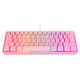 thumbnail image 1 of Snpurdiri 60% Teclado Para Juegos Con Cable Rgb Retroiluminado Ultracompacto Impermeable Mini Teclado De 61 Teclas Para Pc/Mac Gamer Mecanógrafo Viajes Fácil De Llevar En Viajes De Negocios (Rosa), 1 of 5