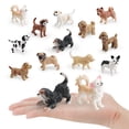 thumbnail image 6 of 12PCS Mini Dog Figurines Playset, Realistic Detailed Plastic Puppy Figures, Cute Hand Painted Mini Dog Figures Toy Set, Dog Cake Topper Easter Egg Birthday Gift, 6 of 7