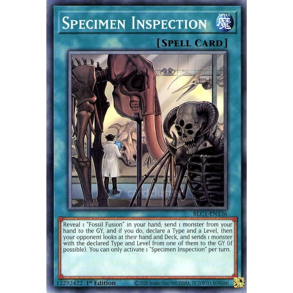 YuGiOh Battles of Legend: Chapter 1 Common Specimen Inspection BLC1-EN136