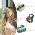 thumbnail image 4 of Pinzas para el cabello Hippocampus de Unique Bargains, pinzas de acetato divertidas, pinzas para el cabello para mujeres en verde, 4 of 7