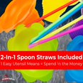 thumbnail image 4 of Super Cute Flower Cups 50Pack. Colorful, Leak Proof Small Bowls Are Perfect Snow Cone Supply, 4 of 5