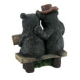 thumbnail image 3 of Zeckos So Happy Together Black Bear Couple Solar Welcome Statue, 3 of 3