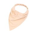 thumbnail image 3 of Ljudmp Hair Scarf Headband for Women Elastic Hair Bandana Boho Triangle Head Scarf Plain Color Cotton Stretch Head Coverings Kerchief Beige, 3 of 5