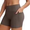 thumbnail image 2 of RUNNING GIRL Women's High Waisted Yoga Shorts with Pockets, Tummy Control Workout Biker Shorts for Running, Gym, Fitness, Athletic Training, 2 of 5