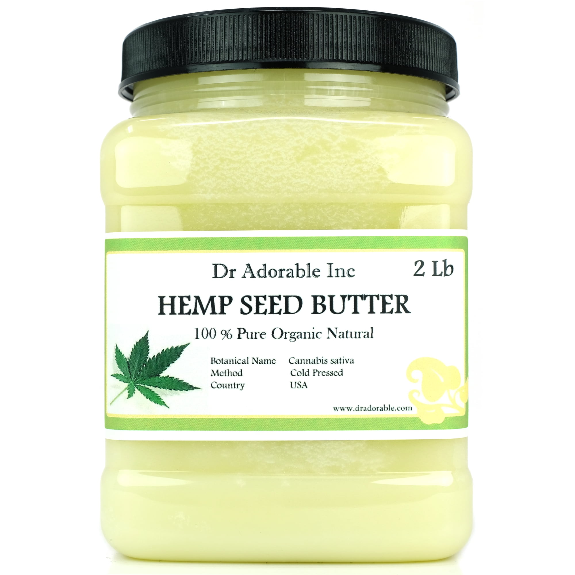 Dr Adorable - 2 lb - Hemp Butter - Organic Fresh Natural