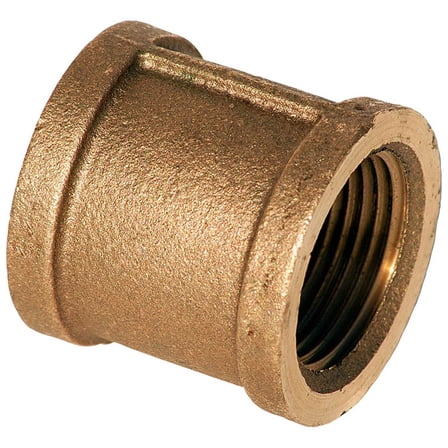 Merit Brass Company XNL111-08 1/2" Lead Free Brass Coupling, FNPT, 125 PSI