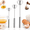 1 Set, variant on Automatic Eggbeater Easy Whisk, Semi-Automatic Stainless Steel Push Rotary Whisk Set for Kitchen Baking, Manual Hand Press Mixer for Eggs Cream Batter Sauce,S