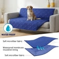 thumbnail image 4 of Kritter Planet Waterproof Dog Blanket for Couch, Washable Pet Couch Cover, Non-slip Bed Sofa Furniture Protector Mat, Navy, 60''x50''., 4 of 8