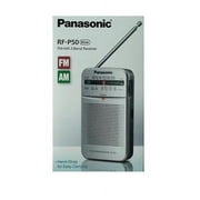 Panasonic RF-P50 Battery Pocket-Size Portable AM/FM Radio, Silver