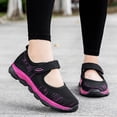 thumbnail image 3 of NOKIO Women Outdoor Mesh Solid Color Sports Shoes Runing Breathable Shoes Sneakers Fashion Casual Breathable Sport Running Platform Shoes Slip-On Walking Shoes, 3 of 8