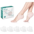 thumbnail image 1 of Protectores de Talón de Silicona 5 Pares, Protector de Talón de Gel, Mangas de Talón de Silicona, Taloneras, para Fascitis Plantar, Tendinitis, Dolor de Talón, Hombres y Mujeres, 1 of 7