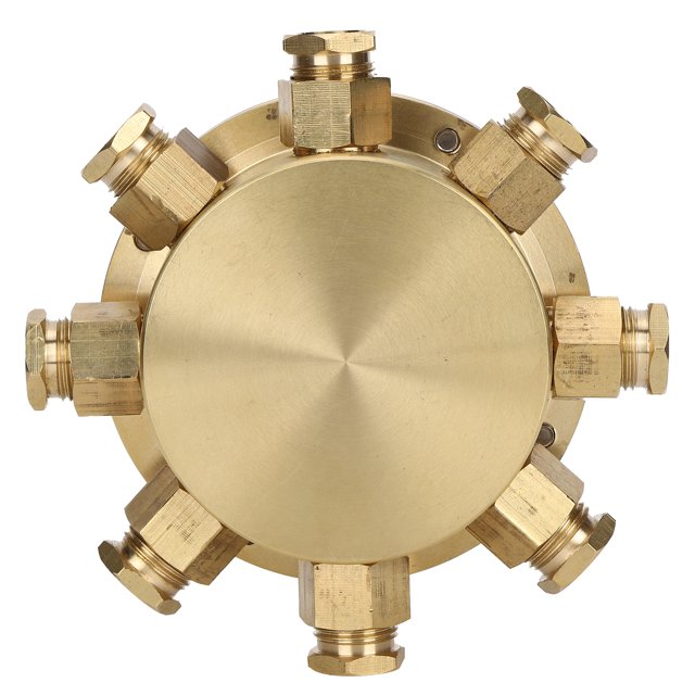 Rust- Boîte de Jonction, Boîte de Jonction, 8 Trous Usure- Durable pour les Fontaines Éclairage Public Protection Solaire