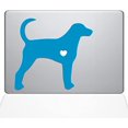 thumbnail image 1 of The Decal Guru I Love My Foxhound MacBook Decal Vinyl Sticker - 15" MacBook Pro (2015 & Older) - Light Blue, 1 of 1
