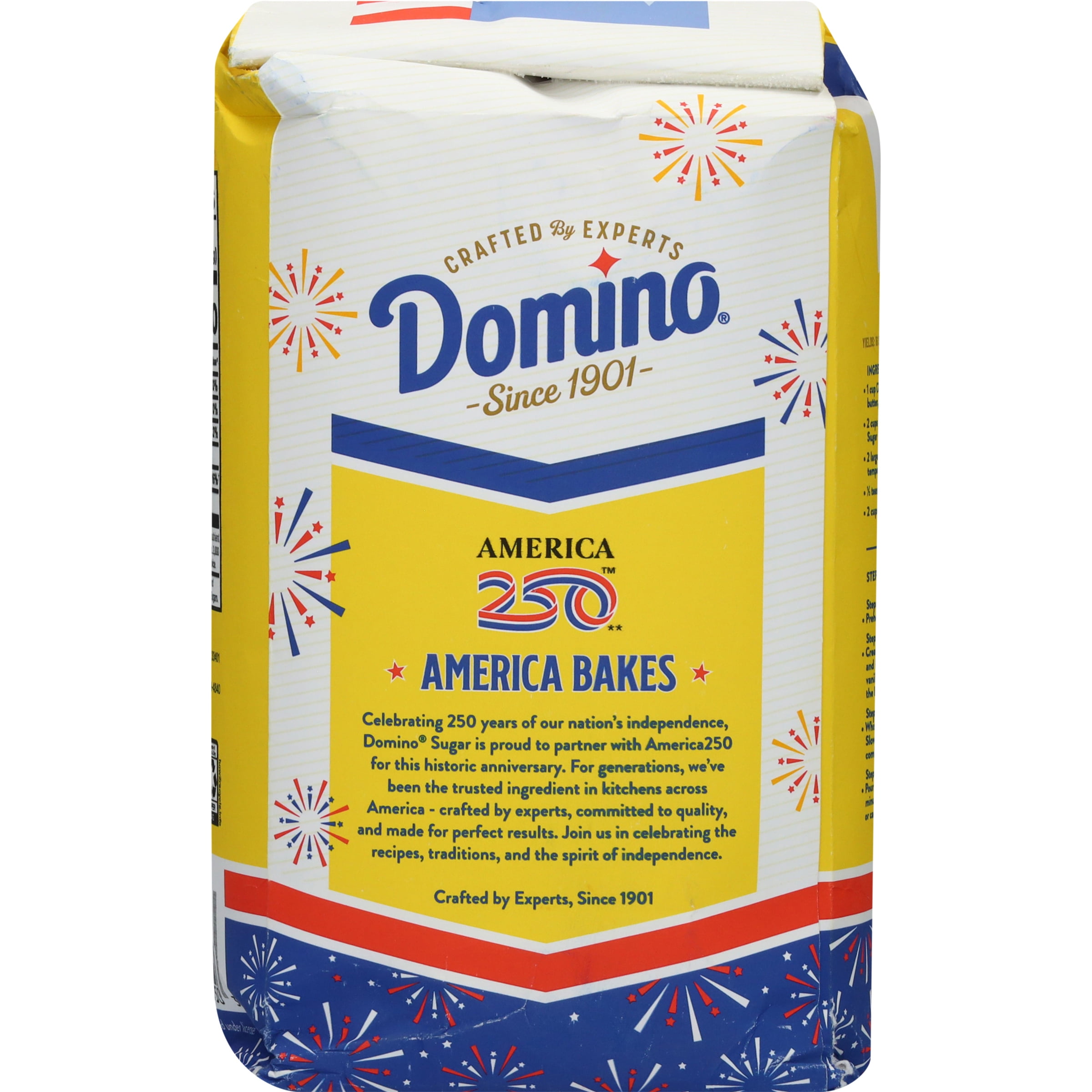 (10 pack) Domino Pure Cane Sugar, 4 lb Bag, Summer Baking, Cakes, Cookies, Limited Edition