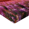 thumbnail image 2 of Ambesonne Country Fitted Sheet, Spring Mountains Floral, Twin Size, Pink Blue, 2 of 3
