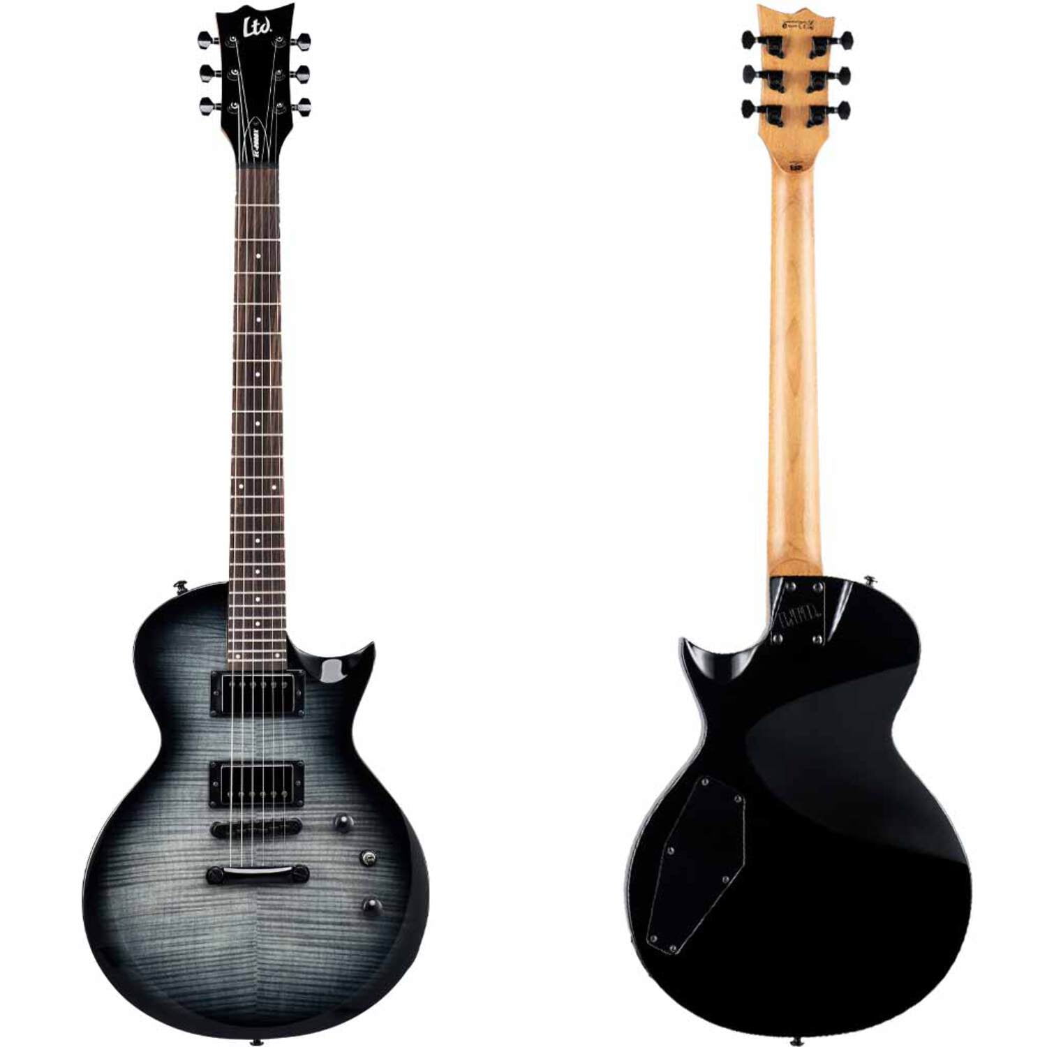 Dean ZX Flame Top Solid-Body Electric Guitar - Charcoal Dean ZX Flame Top Solid-Body Electric Guitar - Charcoal