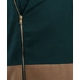 thumbnail image 3 of Ya Color Block Coat with Gold Asymmetrical Zipper, 3 of 5