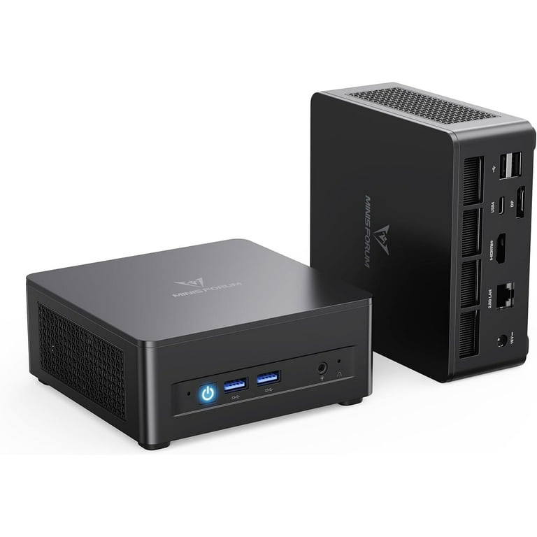 MINISFORUM UM760 Slim Mini PC AMD Ryzen 5 7640HS 6C/12T Desktop Computer, DDR5 16G RAM+1TB SSD, HDMI/DP/USB4 8K@60Hz Output, 1X 2.5G RJ45 Port, 4X USB MINISFORUM UM760 Slim Mini PC AMD Ryzen 5 7640HS 6C/12T Desktop Computer, DDR5 16G RAM+1TB SSD, HDMI/DP/USB4 8K@60Hz Output, 1X 2.5G RJ45 Port, 4X USB