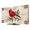 Red, variant on Christmas Cardinal Elastic Indoor TV Cover 75" Dust Protector,Stretch Fabric Flat Screen TV Covers,Winter Red Bird Vintage Xmas Berry Leaf Universal Anti-scratch Cover for Curved LCD LED OLED TVs