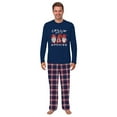 thumbnail image 3 of Gnome Plaid Christmas Pajamas For Family And Dog, Plus Size Christmas Pajamas, Size NB - Men 6XL, 3 of 7