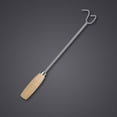 thumbnail image 2 of Meat Hook BBQ Food Turner Holder Wood Stainless Steel Butcher Hanging Hooks 2 Pcs, 2 of 6