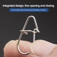 thumbnail image 6 of NIBOLOG 100Pcs Lure Gourd Pin Stainless Steel Fishing Snaps Durable Corrosion-resistant Fishing Gear Connector for outdoor, 6 of 7