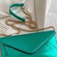thumbnail image 2 of Bolso de noche para mujer Cadena informal Boda Fiesta Sobre Embrague Monederos (Verde) Sywqhk Para Estrenar, 2 of 3