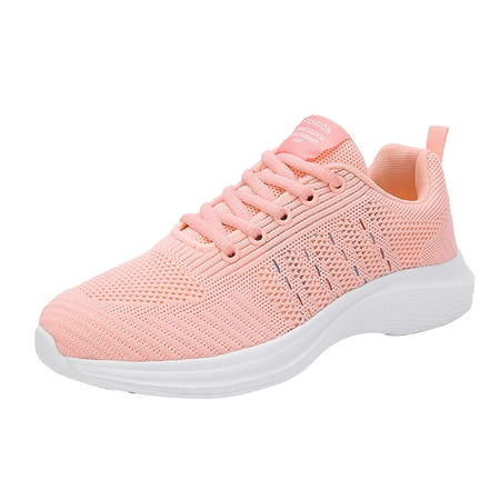 

TAIAOJING Women s Mesh Slip-on Comfort Shoe Autumn Sneakers Flat Lightweight Mesh Breathable Lace Up Stripes