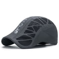 thumbnail image 1 of Summer New Sport Alphabet Forward Hat Men's Breathable Mesh Shade Quick Dry Hat Outdoor Sunscreen Cap Grey, 1 of 6