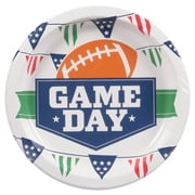 Pizzazz Big Game Football Plate, 10 (100 Count)