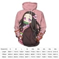 thumbnail image 2 of Kamado Nezuko Unisex Sweatshirts Loose Pullover Sweater Hooded Hoodie 3D Printing Jacket Winter Fall Clothes 2XL, 2 of 7