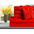 thumbnail image 1 of Mocassi 1800 Series Sheet Set 2 Pieces Pillowcases, Standard Size - Red, 1 of 3