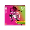 Playtex Sport Plastic Tampons, Unscented, Regular/Super, 36 Ct