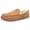 Brown, variant on WOTTE Mens Slippers Cozy Fuzzy Plaid Moccian House Shoe with Memory Foam & Rubber Sole Slip on Indoor Outdoor, Brown Size 11