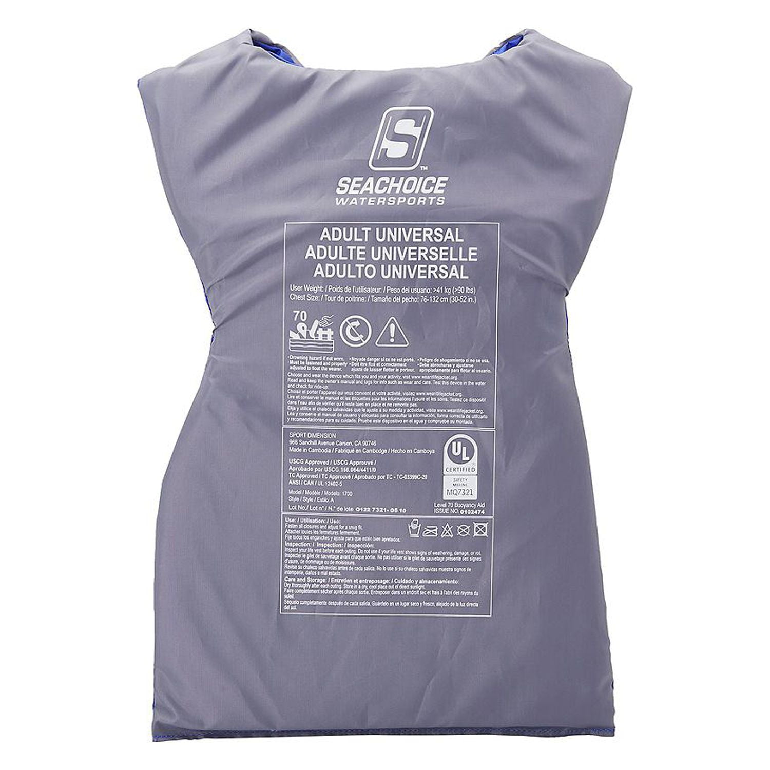 Seachoice General Purpose Vest Blue