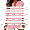 thumbnail image 3 of YVNAURA Womens Loose Fit Summer Shirt Breathable Cotton Linen Top Short Sleeve V Neck Blouse Casual Everyday Essential Tops Beach Vacation Work Office Wear, Blackish Green,M, 3 of 7