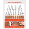 thumbnail image 4 of STAWAY 72 PCS Leather Working Tools Kit - Complete Engraving, Punching, Stamping & Sewing Set for Crafts, Ideal Gift for DIY Enthusiasts, 4 of 9