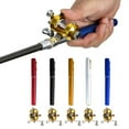 thumbnail image 3 of YESTUNE Mini Telescopic Portable Pocket Fish Pen Aluminum Alloy Fishing Rod Pole + Reel, 3 of 18
