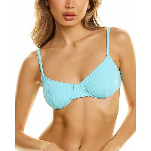 Solid & Striped womens  The Eva Triangle Top, XS, Blue