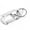 Silver, variant on Key Ring Keychain Pendant Key Chain Multifunction Long Lasting Outdoor Tool Bottle Opener High Strength Reusable Rustproof One-piece Design