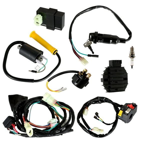 SEBLAFF For 1999-2004 Honda Sportrax TRX400EX CDI Ignition Coil Switch wiring Harness