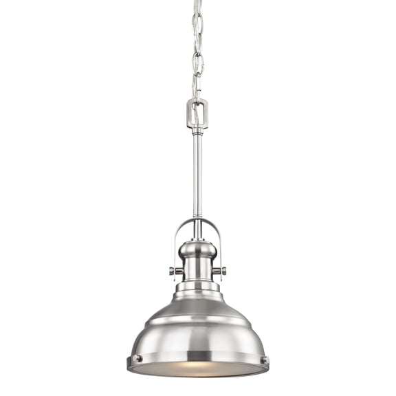 Elk Home Blakesley 8-inch Wide 1-Light Mini Pendant in Brushed Nickel