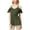 Olive, variant on Be Bop Juniors Flutter Sleeved Cold Shoulder Romper Olive L