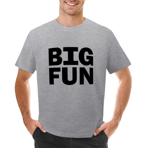 Big Fun-Camiseta Heathers camiseta de secado rápido camiseta de gran tamaño camisetas para hombre de fruit of the loom