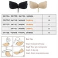 thumbnail image 4 of KyFree 2-Pack Sticky Strapless Push Up Backless Self Adhesive Bra for Women (A to E Cup) with Adhesive Bra, 4 of 5