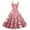 Pink, variant on LWavelet 2026 Valentine's Romantic Heart Dress Women, Off-shoulder Print Wrap Flowy Sundresses Casual Trendy Light pink L