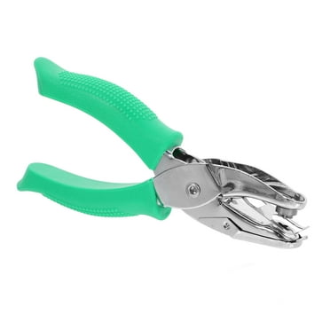 Hemoton Hole Punch Star Shape for Crafts Handheld Puncher Paper Punches Office Green